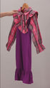 Fuccia Flannel Winter Dress